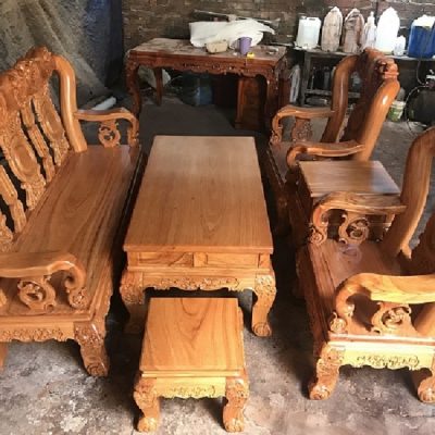 Bàn ghế gỗ tự nhiên